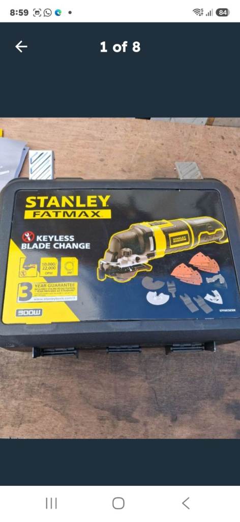 Stanley FATMAX Corded Multi-Tool - Keyless Blade Change