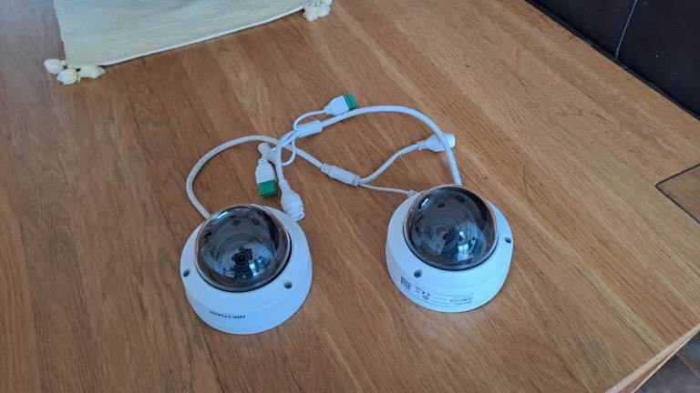 2 x Hikvision CCTV network cameras for sale like Swann Blink Netgear