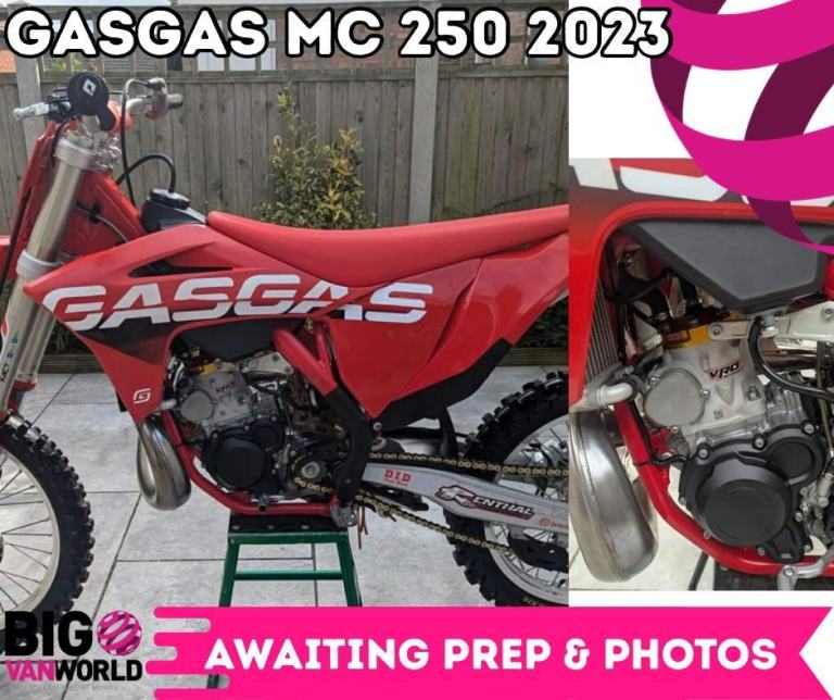 Gasgas MC 250 2023 - Only 19Hrs - Full Rebuild - VHM Head