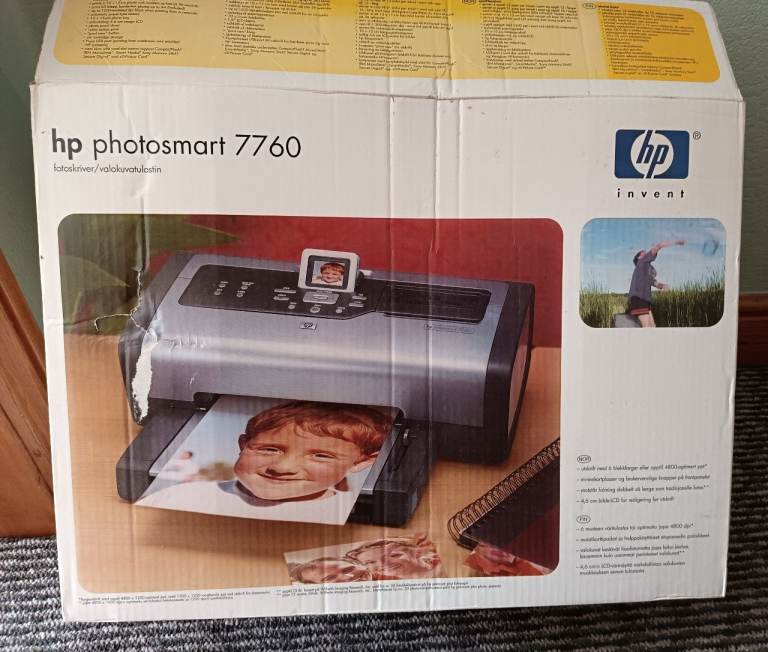 HP Photosmart 7760 Printer – Good Condition, Boxed