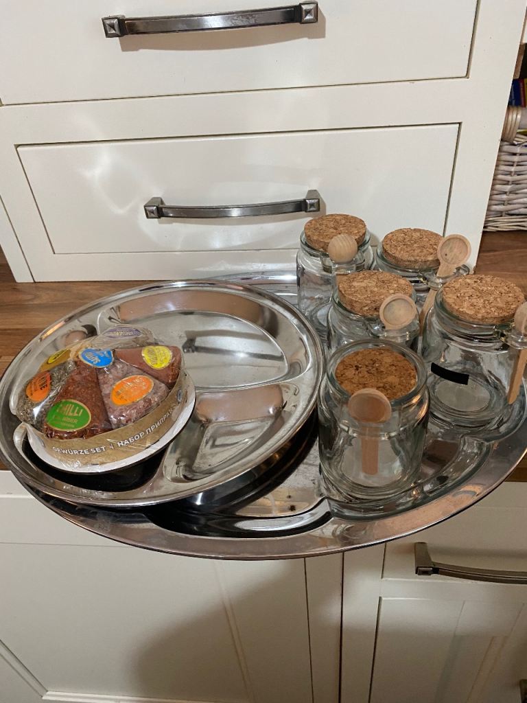 Indian food trays & accompaniments 