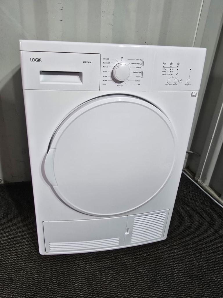 Free Delivery - Logik Condenser Tumble Dryer 7KG (£160)