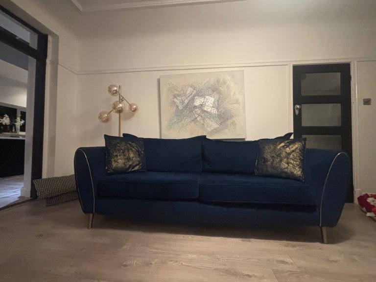 Sofology dark blue couch