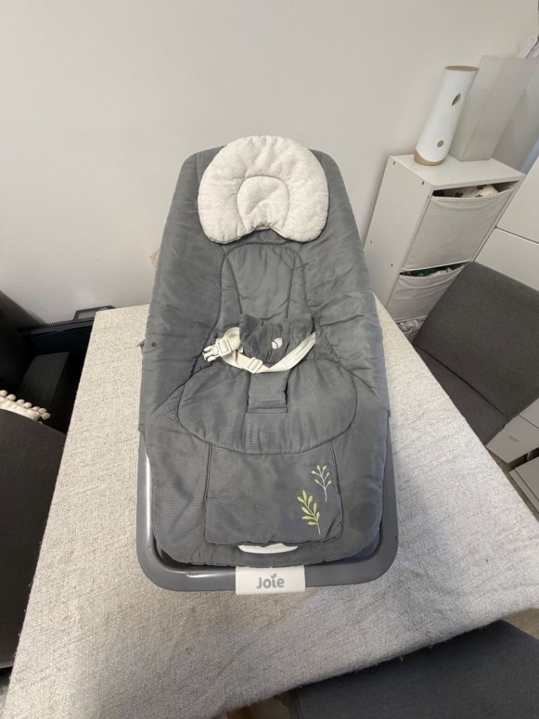 Joie Baby Bouncer & Rocker – Grey, Good Condition