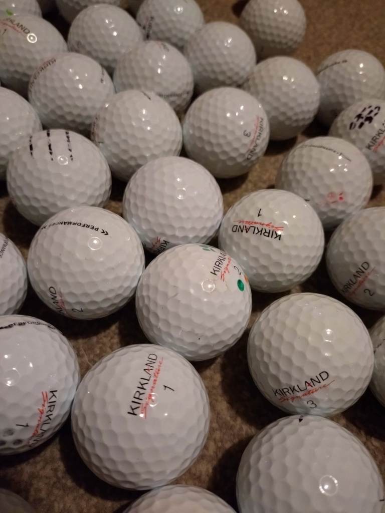 46 Kirkland golf balls, grade A