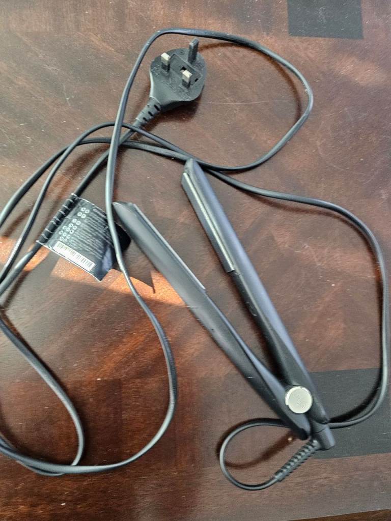 ghd Gold Hair Straighteners – Black, Good Condition