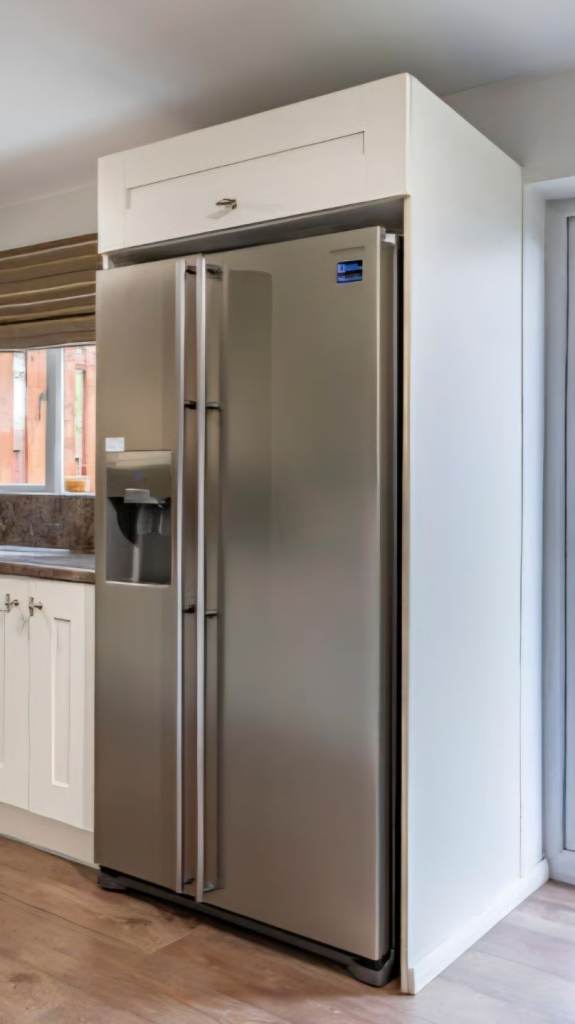 Kitchen Cupboard (to box in fridge or similar appliance as can be seen in images)