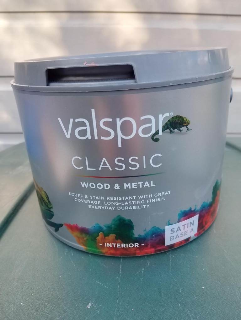 Satin interior paint 2.5 litres - wood and metal