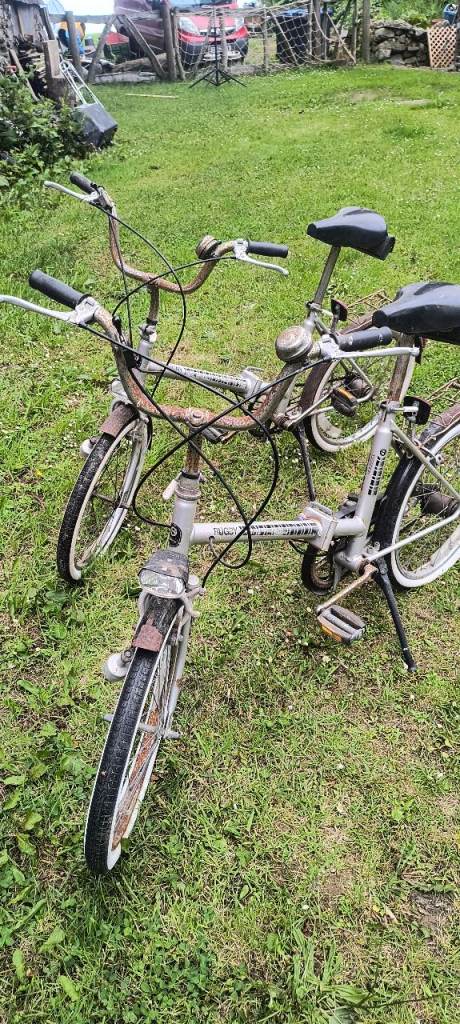 Vintage Sprick Ruggy Folding Bikes – Pair – £100 ono