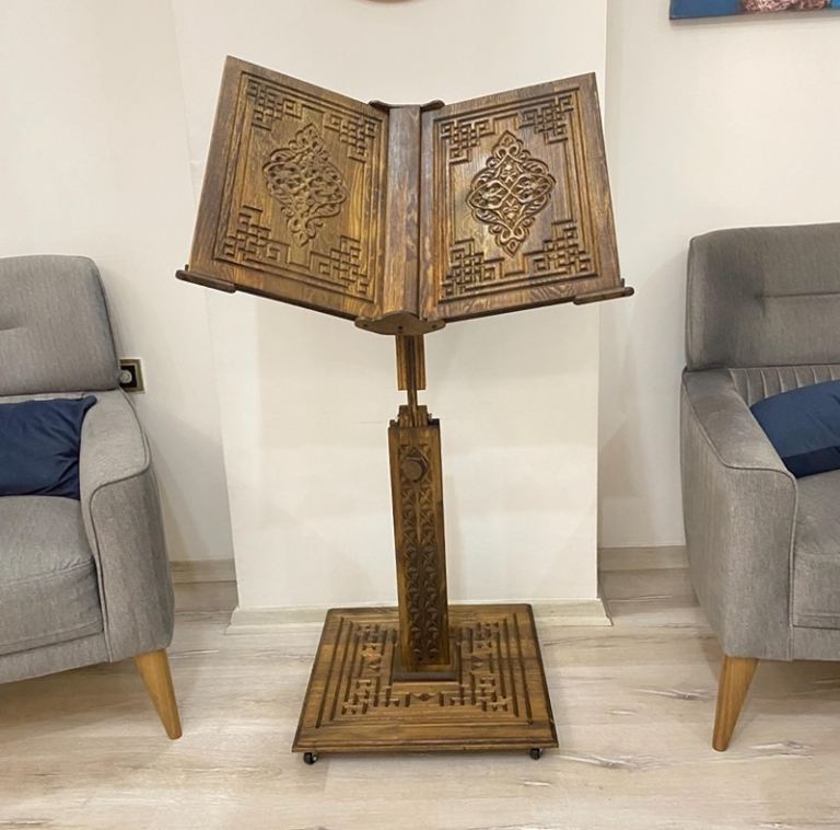 Extra large wooden book stand 