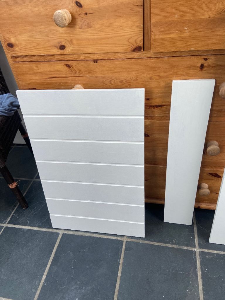 Pre primed 680mm tongue and groove end bath panel 