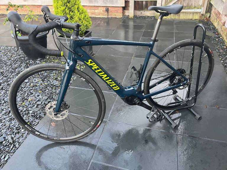 Specialised Turbo Creo SL Comp blue electric road bike. (Large)