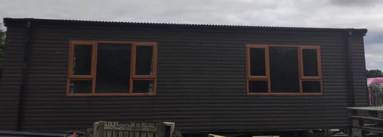Modular home log cabin 