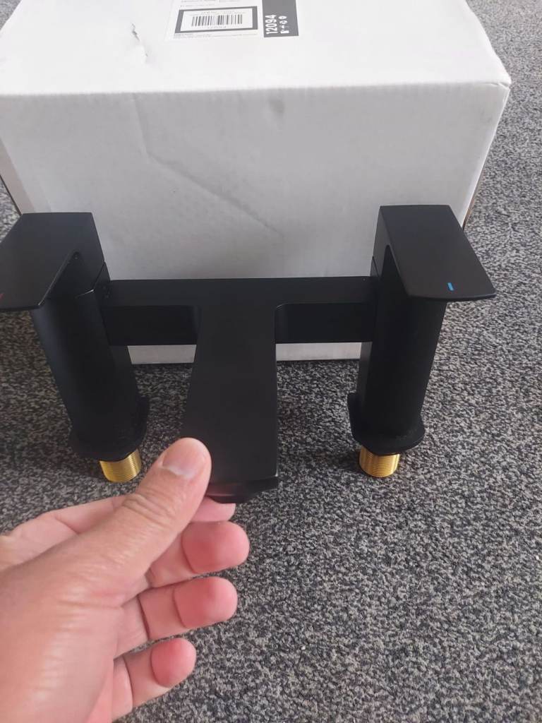 Bosa Bath Mixer Tap Matt Black New In Box