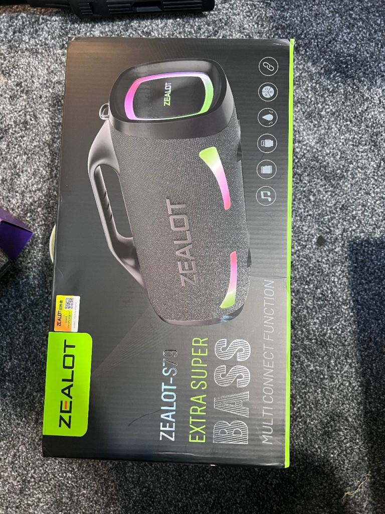 r – Extra Super Bass | LED Lights | Wireless Party Speaker