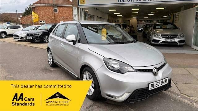 2017 MG MG3 1.5 VTi-TECH 3Form Sport 5dr [Start Stop] HATCHBACK Petrol Manual