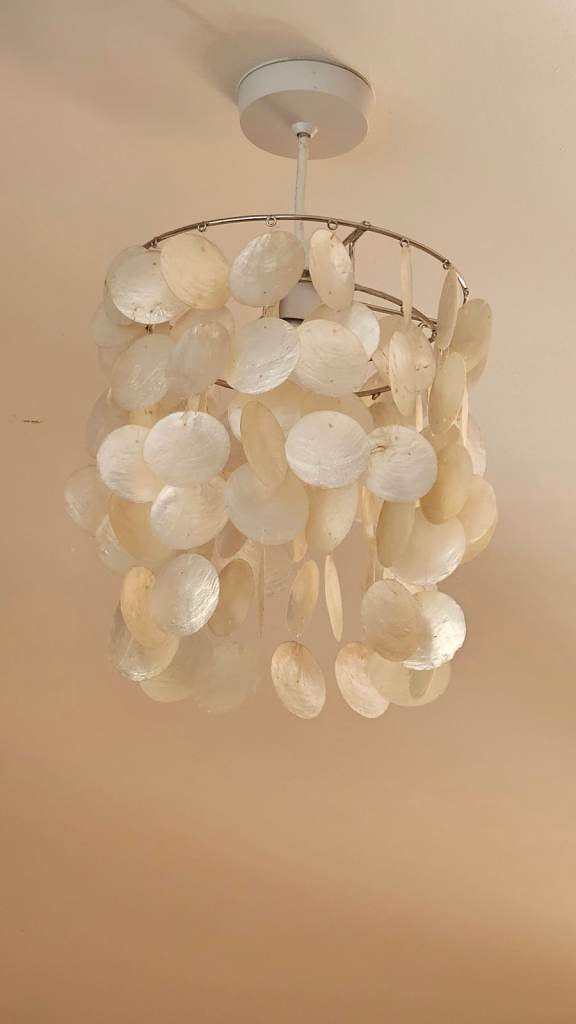 Lovely Shell Ceiling Light Shade – Good Condition