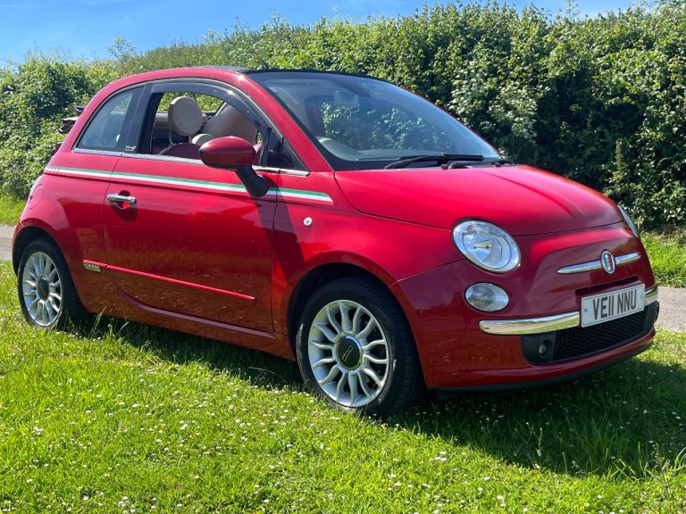 Fiat, 500, Convertible, 2011, Manual, 1248 (cc), 3 doors