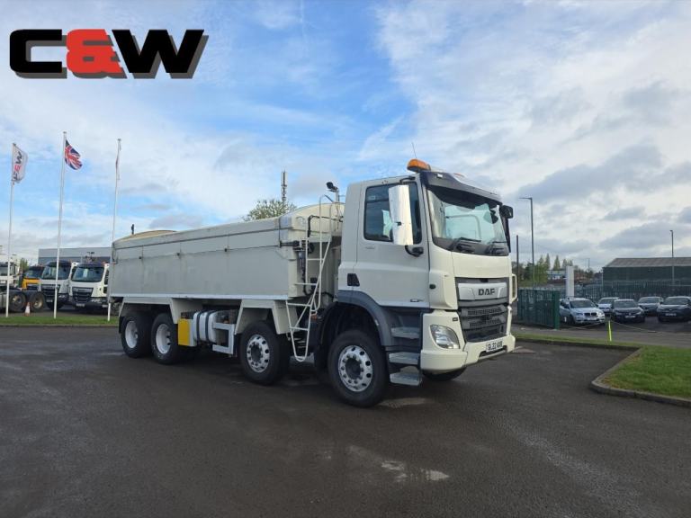 2022(22) DAF FAD CF 450 8x4 Aluminium Insulated Tipper - 326000Kms