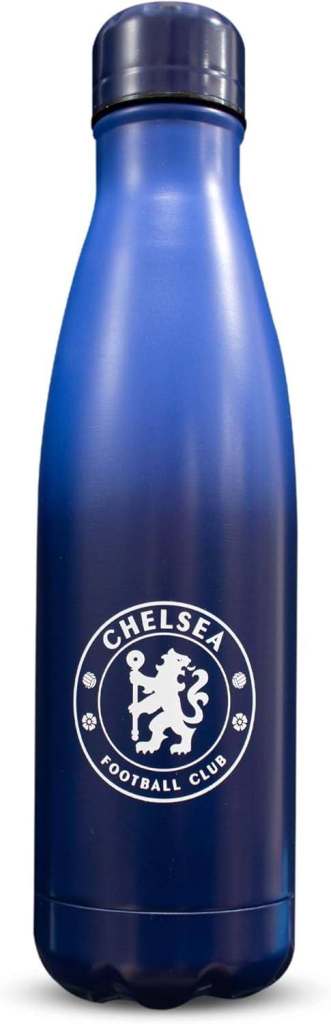 new - Hy-Pro 500ml Stainless Steel Thermal Fade Bottle Officially Licensed Chelsea F.C