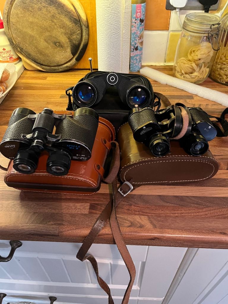 3 Pairs of Vintage Binoculars 
