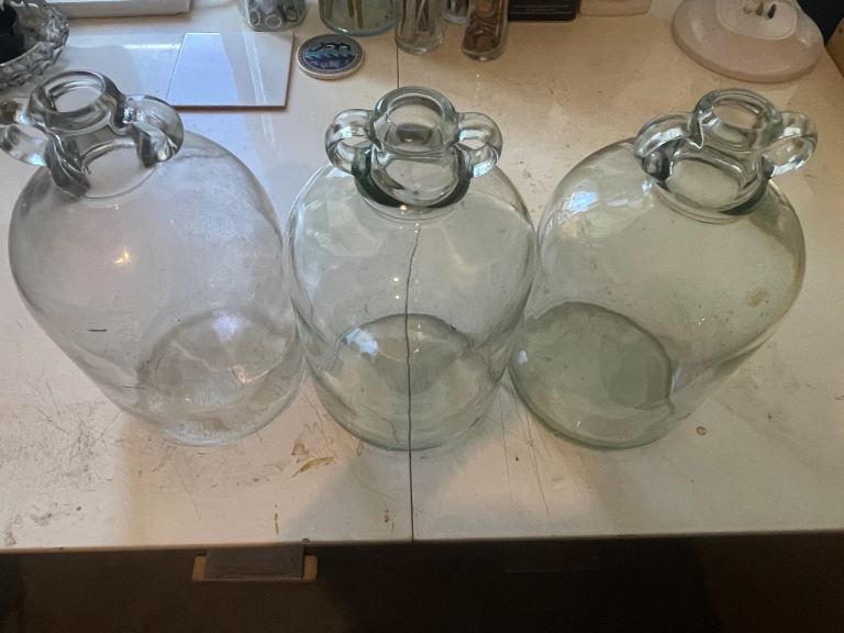 Wine making jugs 