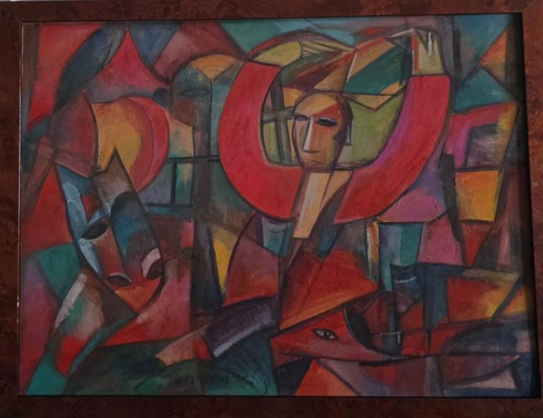 Large French painting XX c.