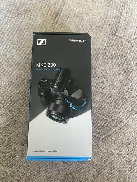 Sennheiser MKE 200 Directional On-Camera Microphone – Boxed Complete