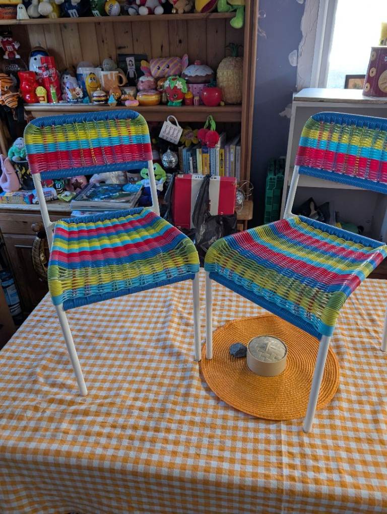 IKEA vintage children's chairs 