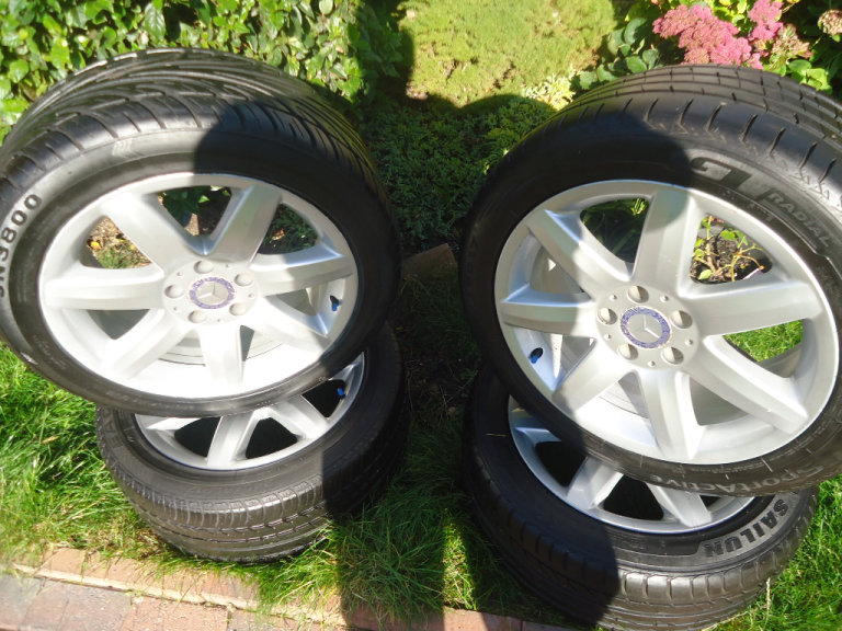4 x 17Alloy Wheels and Tyres Will Fit Mercedes VITO class R/S PCD 5X112