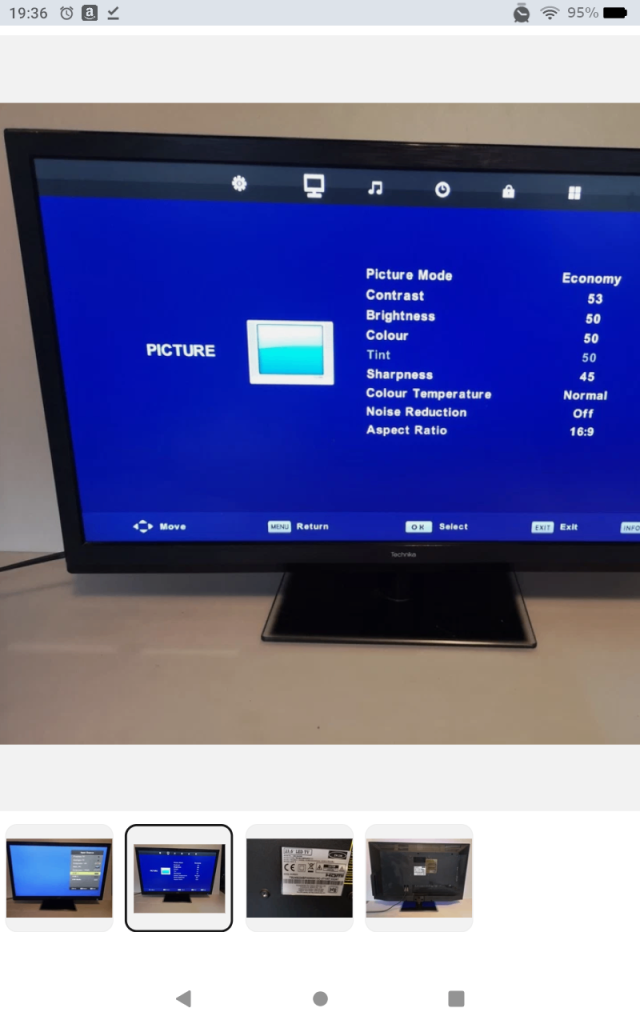 24 inch tv and xbox controller£40