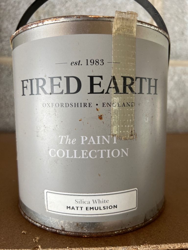 Fired Earth Silica White Matt Emulsion Paint