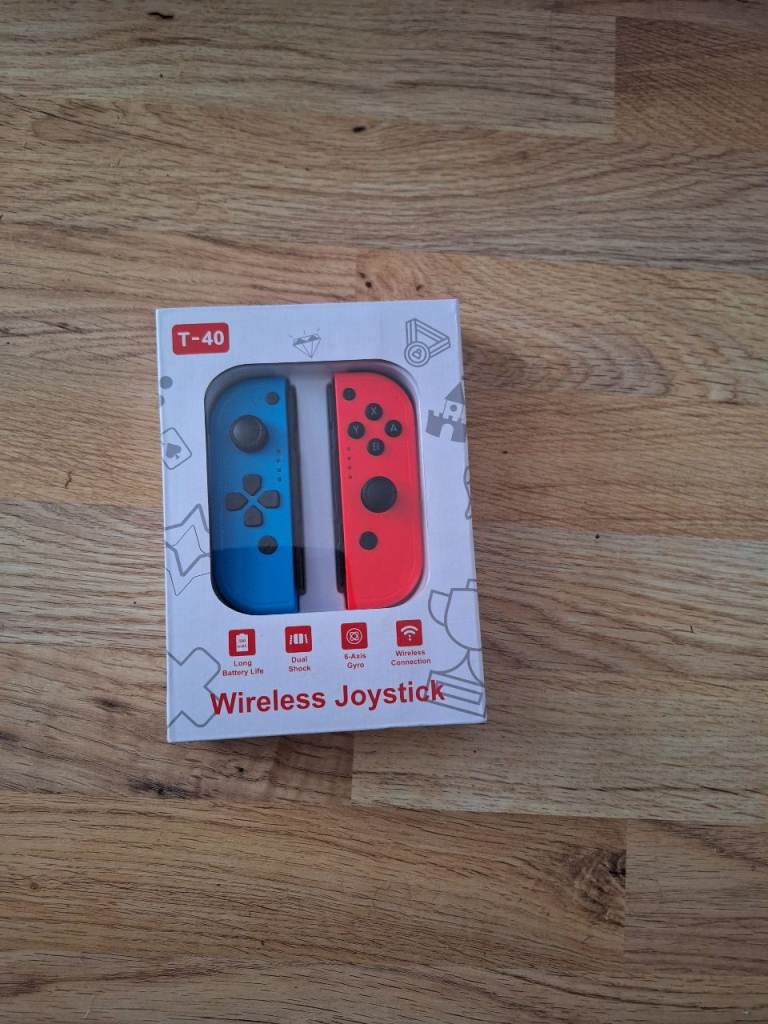 New T-40 Wireless Joystick Controllers – Blue & Red