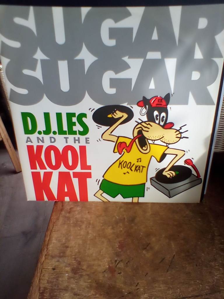 SUGAR SUGAR, D.J.LES AND THE KOOL KAT, 12 INCH VINYL EP,. 
