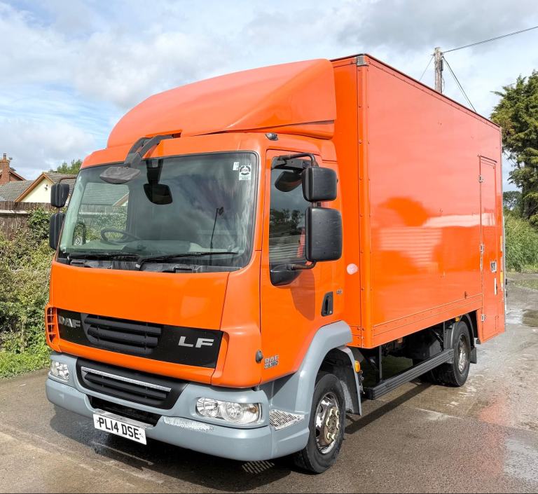 2014 DAF LF45.160 GRP BOX VAN 2X SLD TAIL-LIFT ROLLER DOOR HORSEBOX CAMPER EEV