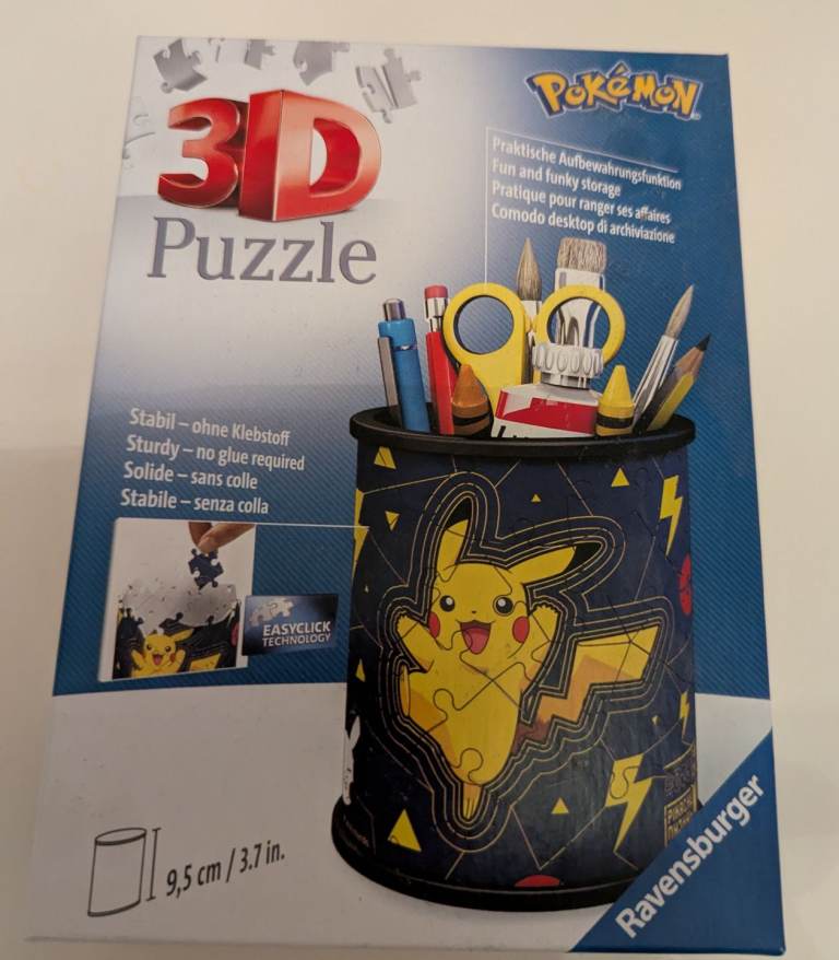 Ravensburger Pokemon Pencil Holder 54 Piece 3D Jigsaw Puzzle
