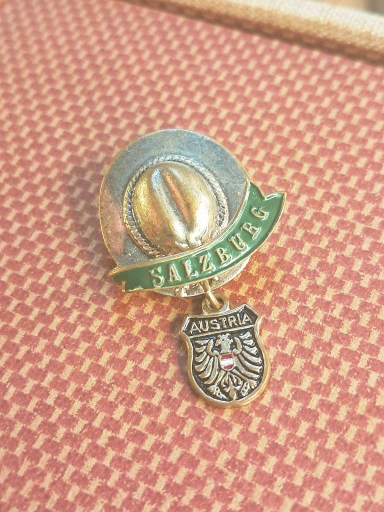 Vintage BROOCH.from Salzburg, Austria. As seen. 