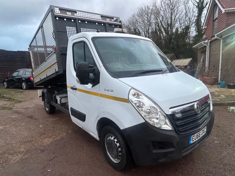 2016 Vauxhall Movano 2.3 CDTI H1 Cage Tipper 125ps ULEZ FREE 1 Owner 60k  Tipper Diesel Manual
