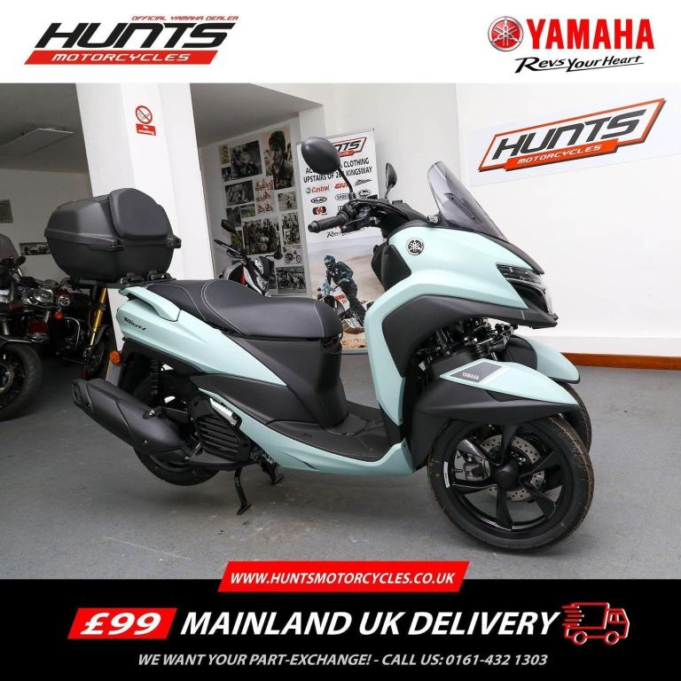 2025 '75 Yamaha Tricity 125 ABS. 1 MILE ONLY. Yamaha Warranty. JUST £4,495