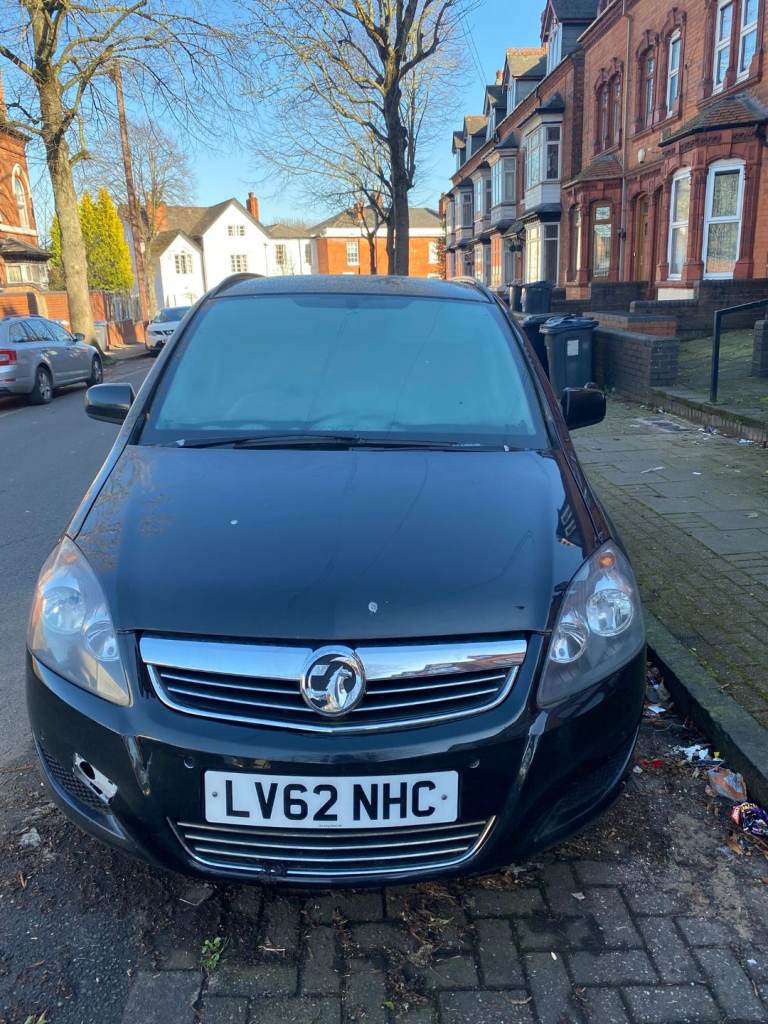 Vauxhall, ZAFIRA, MPV, 2012, Manual, 1598 (cc), 5 doors