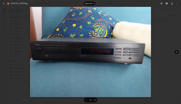 FOR SALE - Yamaha CD Player CDX470