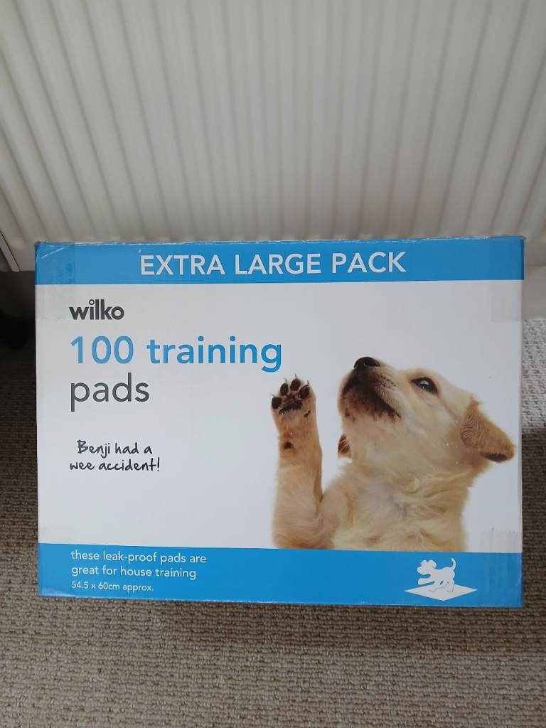 Quantity 48 puppy training pads.