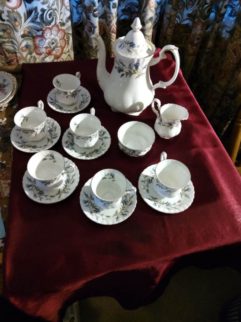 Royal albert brigadoon tea set