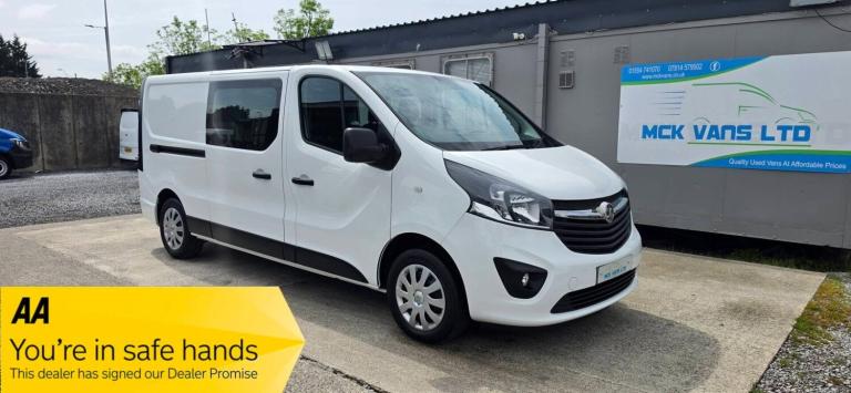 2019 Vauxhall Vivaro 2900 1.6CDTI BiTurbo 125 ecoTEC Sportive H1 D/Cab PANEL VAN DIESEL Manual