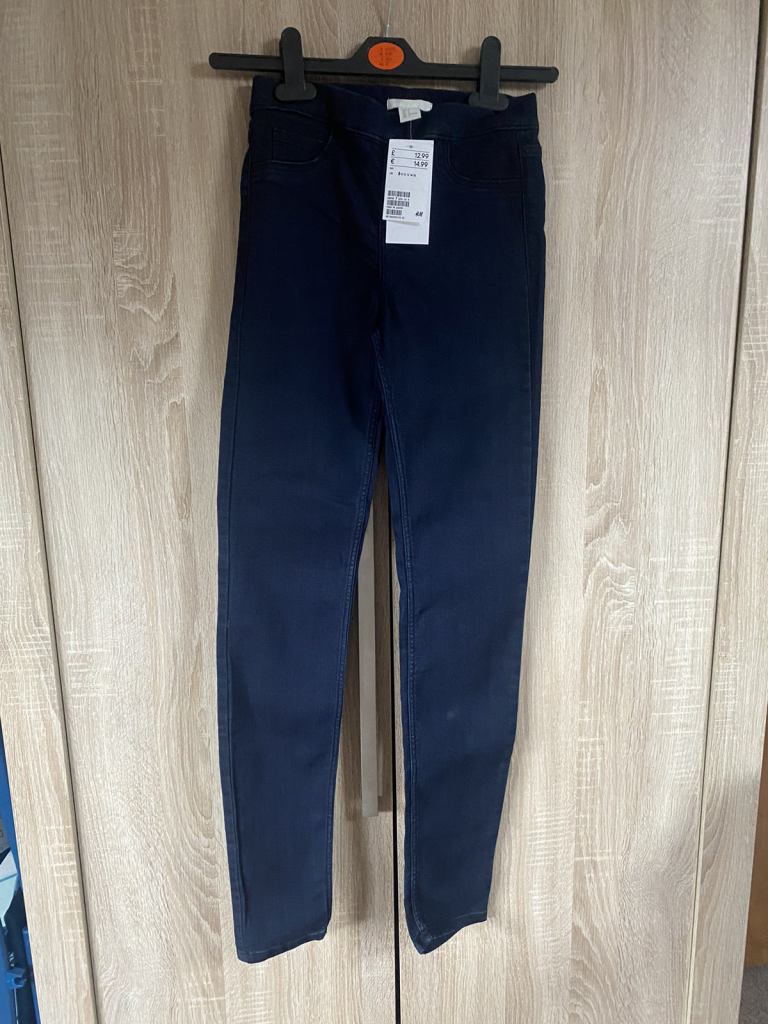 Brand new with tags H&M Dark Blue Super Stretch Jeans UK size 6