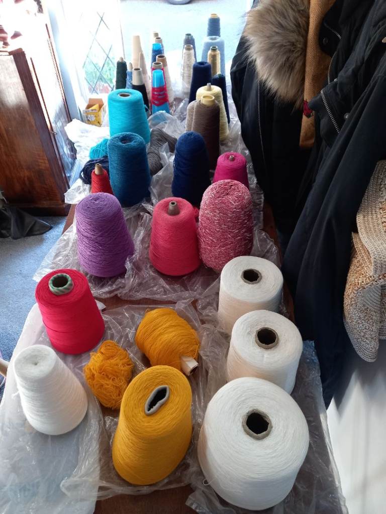 x39 Job lot of Acrylic wool and Acrylic/Cotton mix wool.