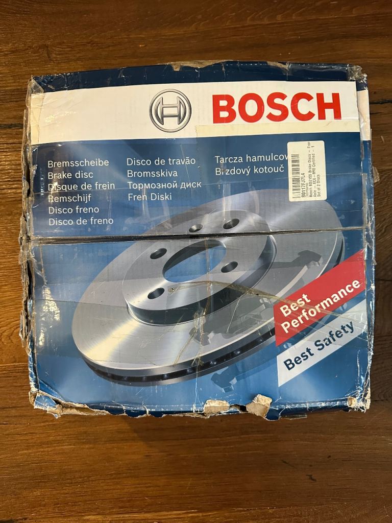 Bosch BD2155 Part: 0986479A95 285mm Brake Discs (set of 2 discs) 