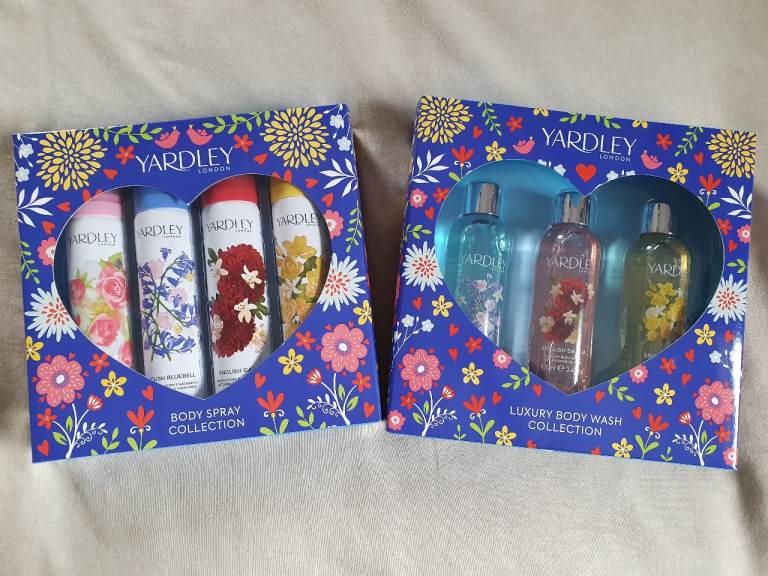 Yardley body wash body spray collection gift sets
