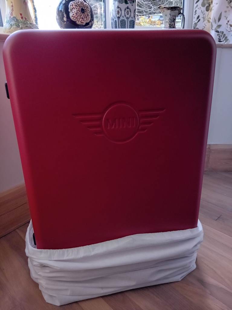 Genuine MINI red hard case multi wheel cabin trolley