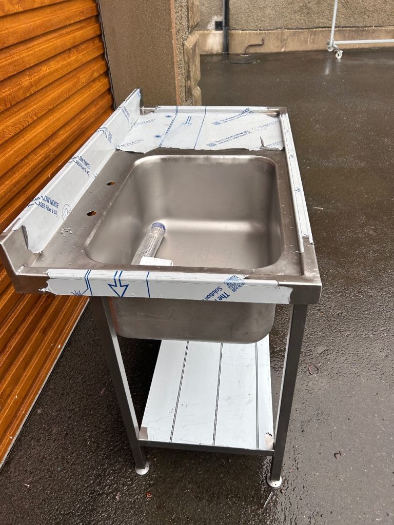 Stainless steel sink unit 